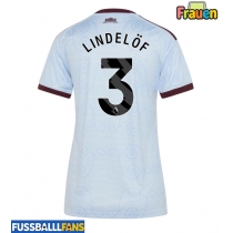 Aston Villa Victor Lindelof #3 3rd trikot Frauen 2026-27 Kurzarm